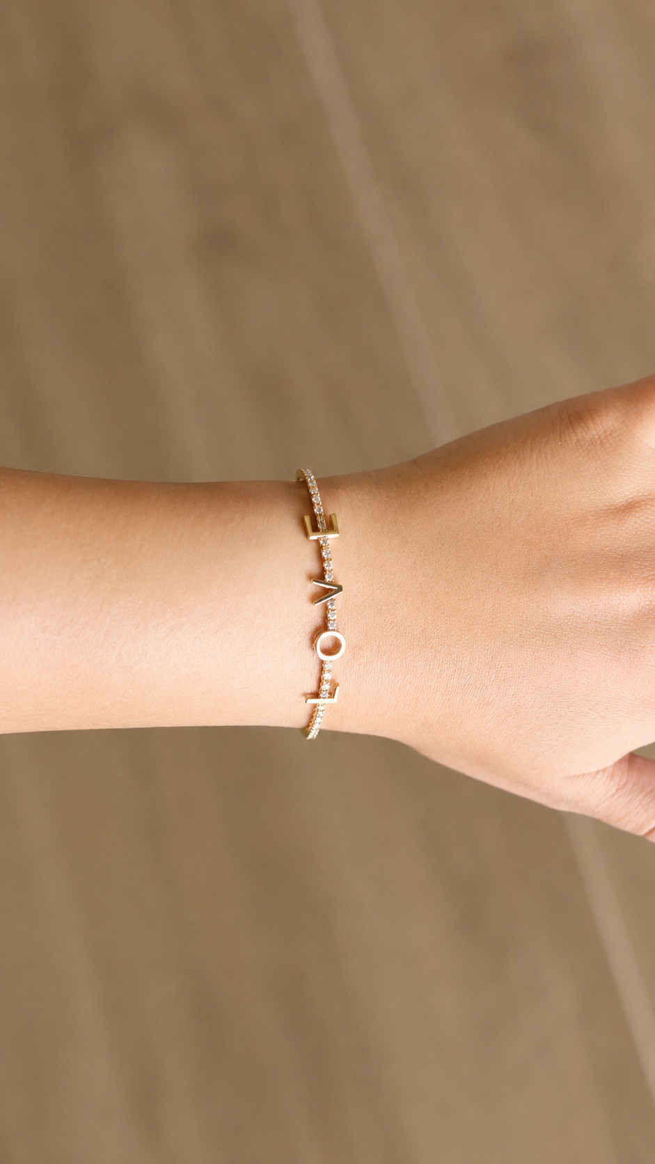 LOVE Tennis Bracelet