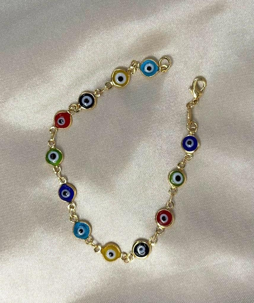 Multicolor Lucky Eye Bracelet
