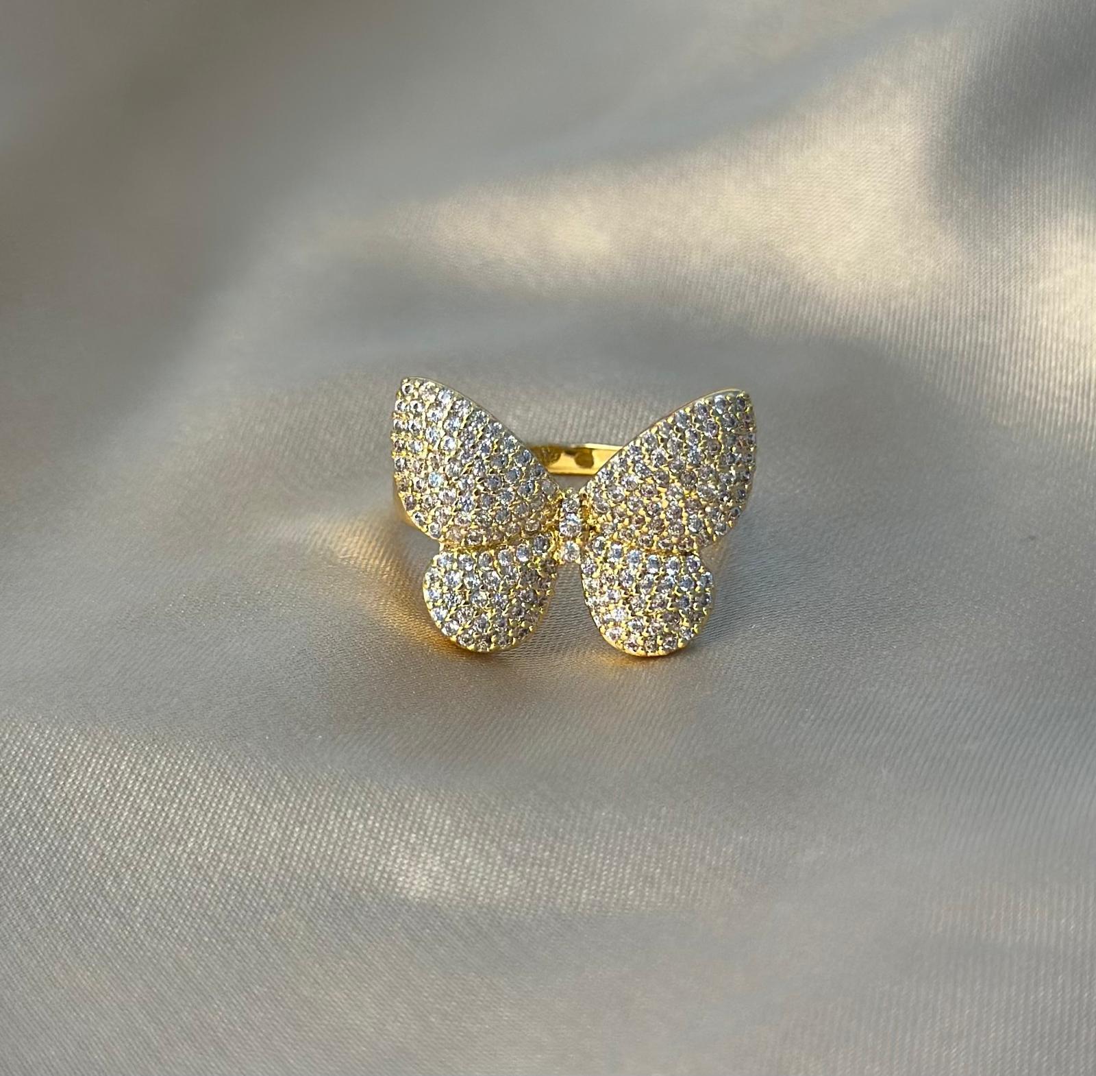 Pave Butterfly RIng