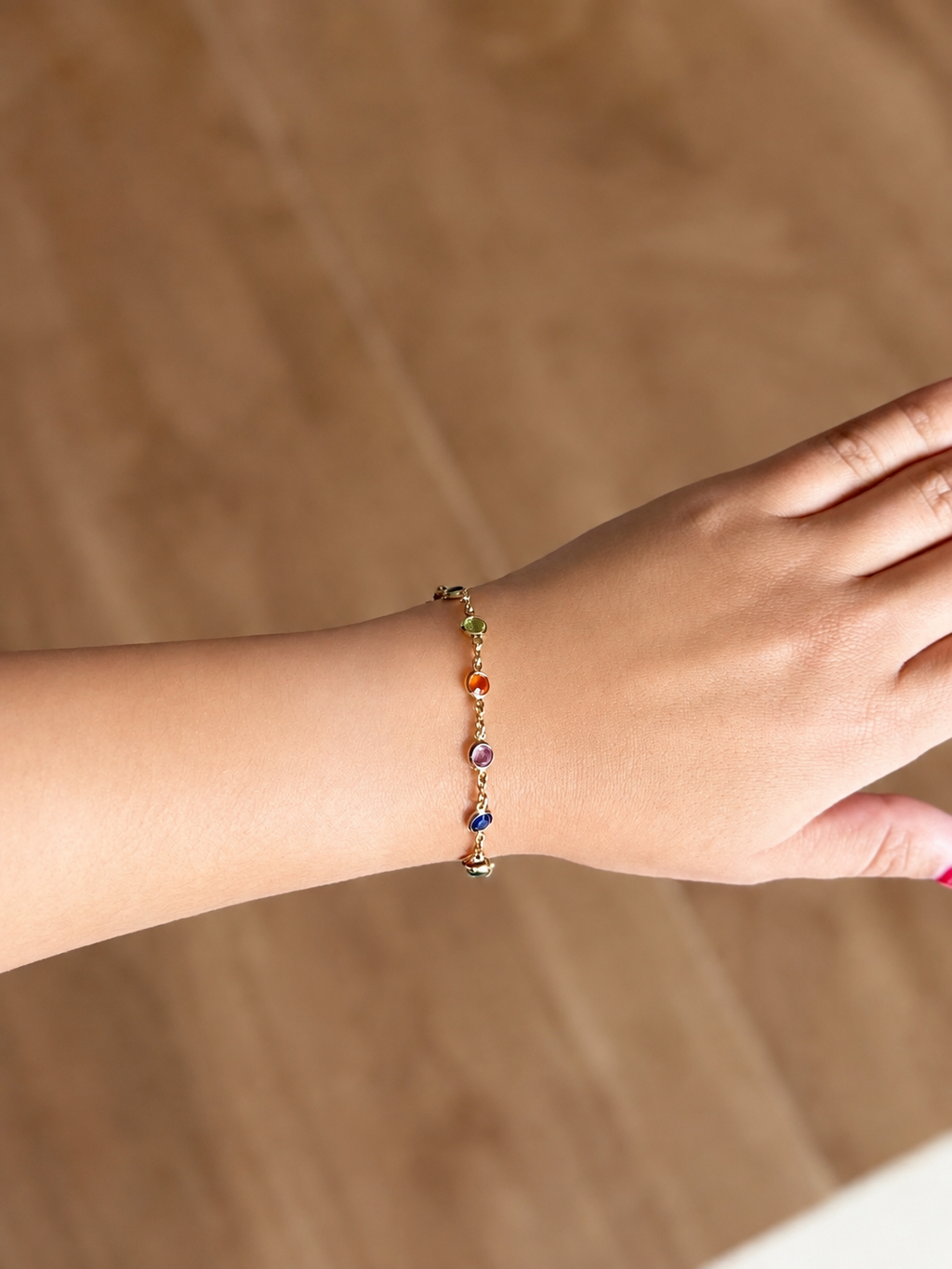 Rainbow Link Bracelet