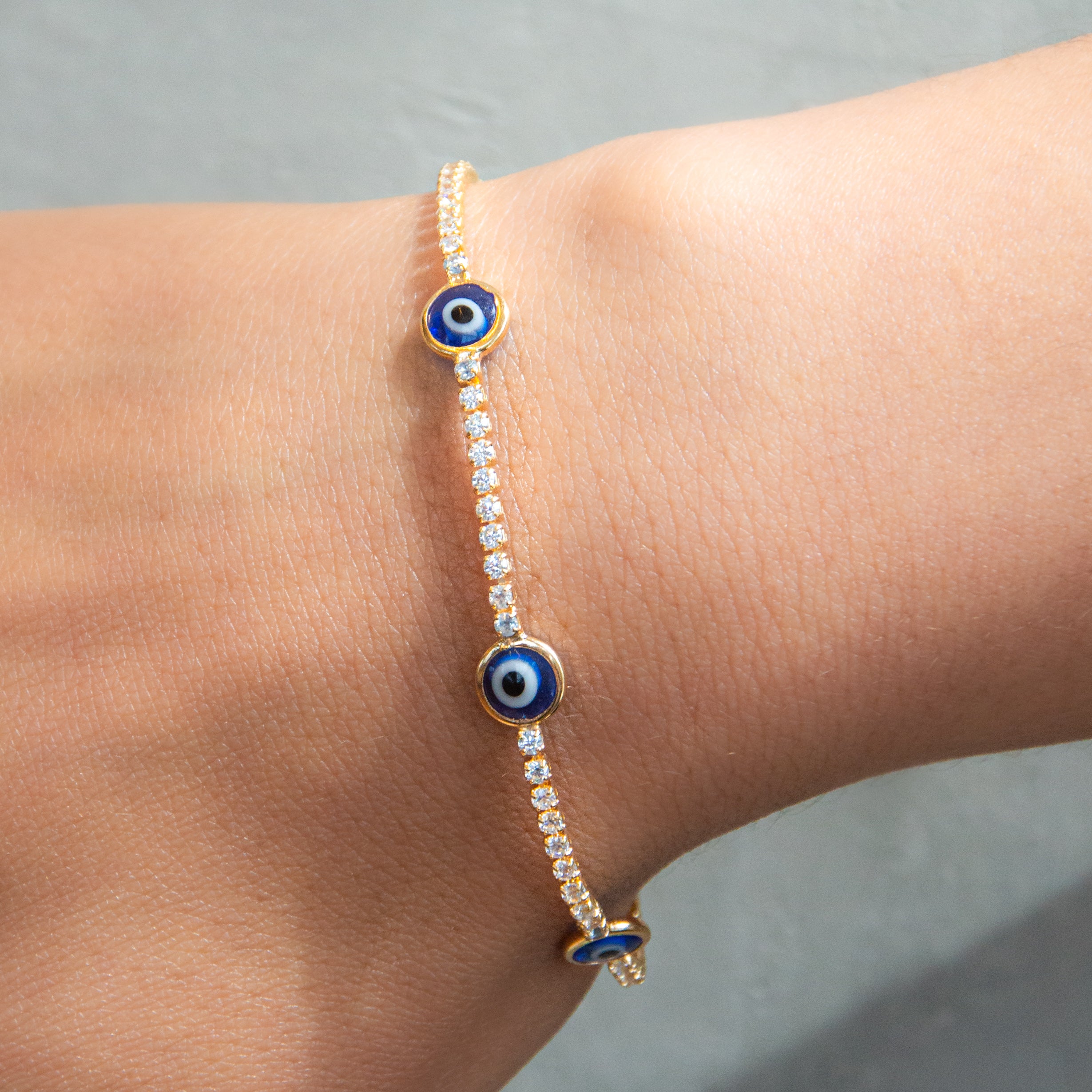 Lucky Eye Tennis Bracelet