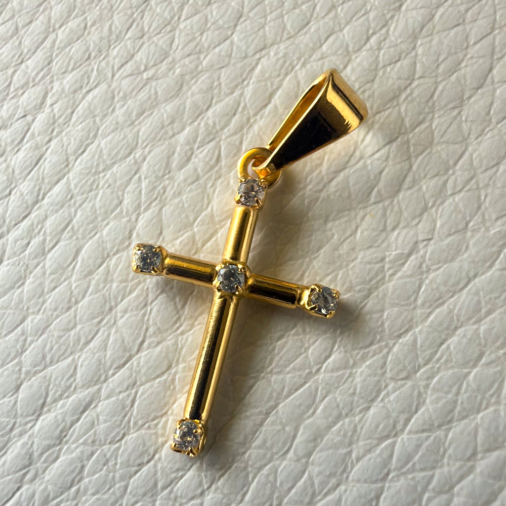 Dazzling Cross Charm