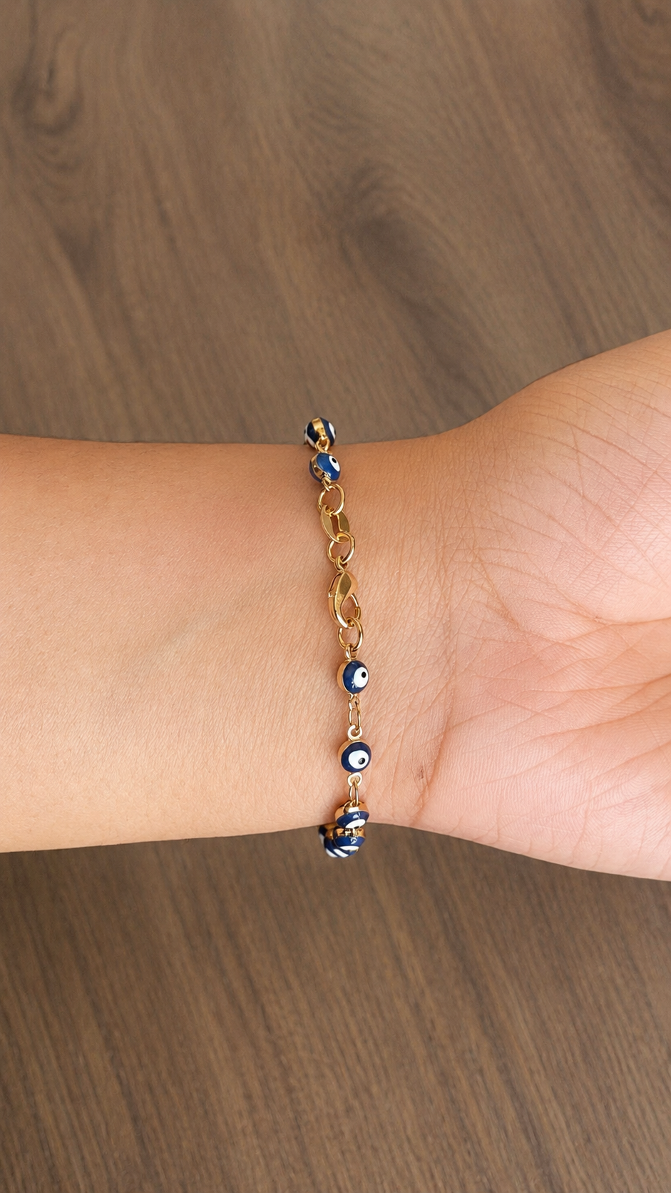 Navy Blue Lucky Eye Bracelet