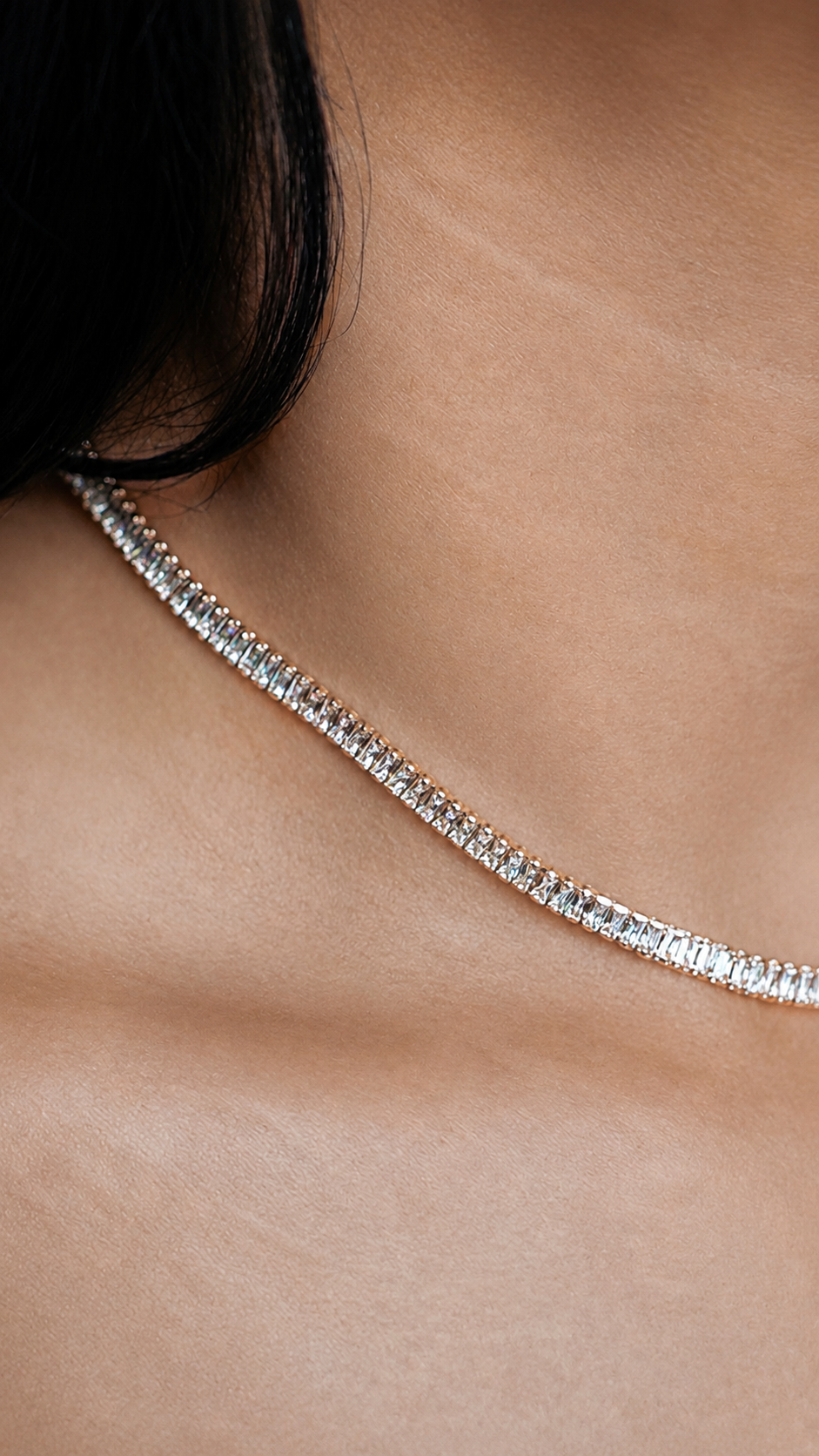 Baguette Choker Necklace
