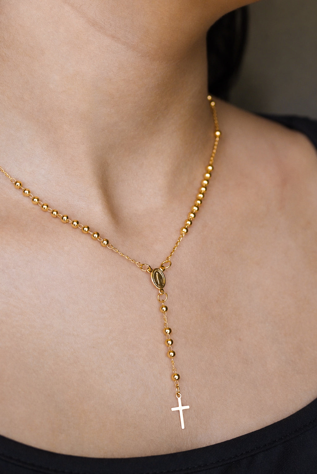 Saint Milagros Rosary Necklace