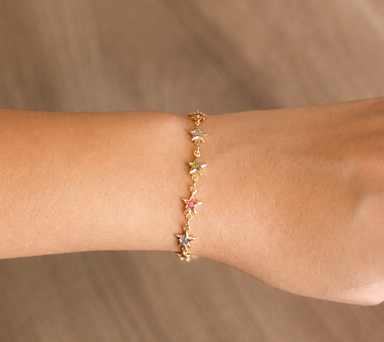 Multicolor Star Bracelet