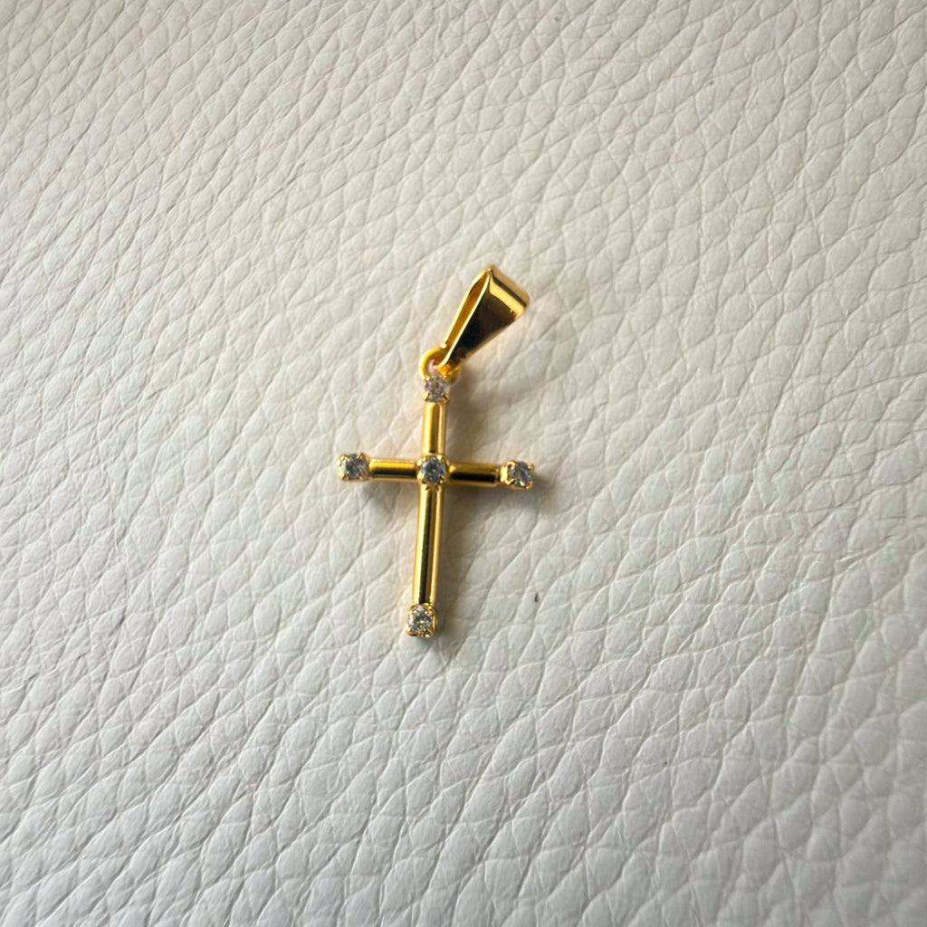 Dazzling Cross Charm
