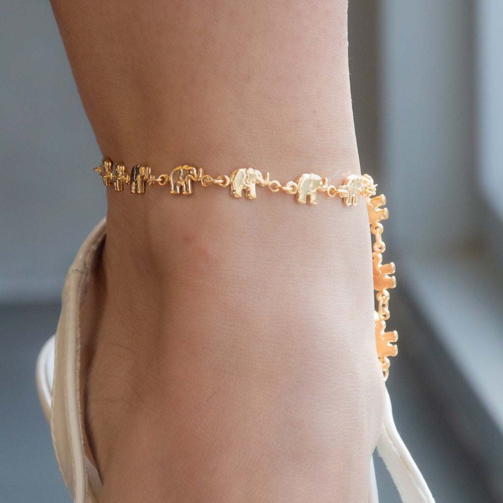 Lucky Elephant Anklet