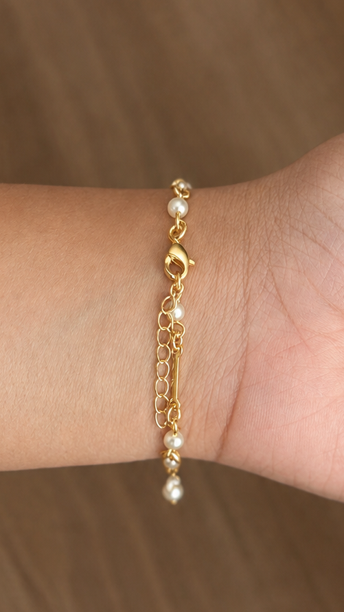 Bamboo Pearl Bracelet