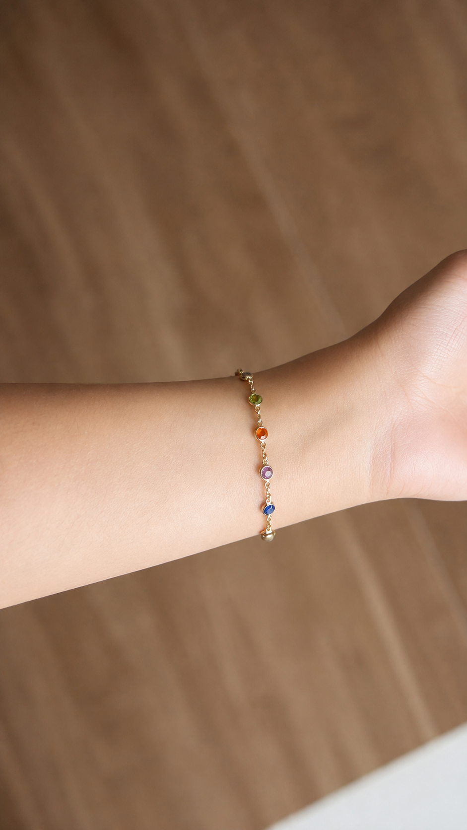 Rainbow Link Bracelet