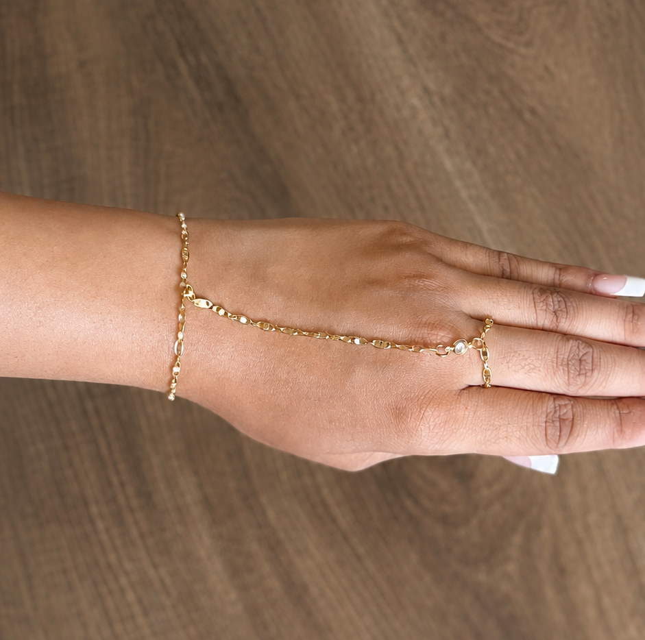 Luana Mariner Hand Chain Bracelet