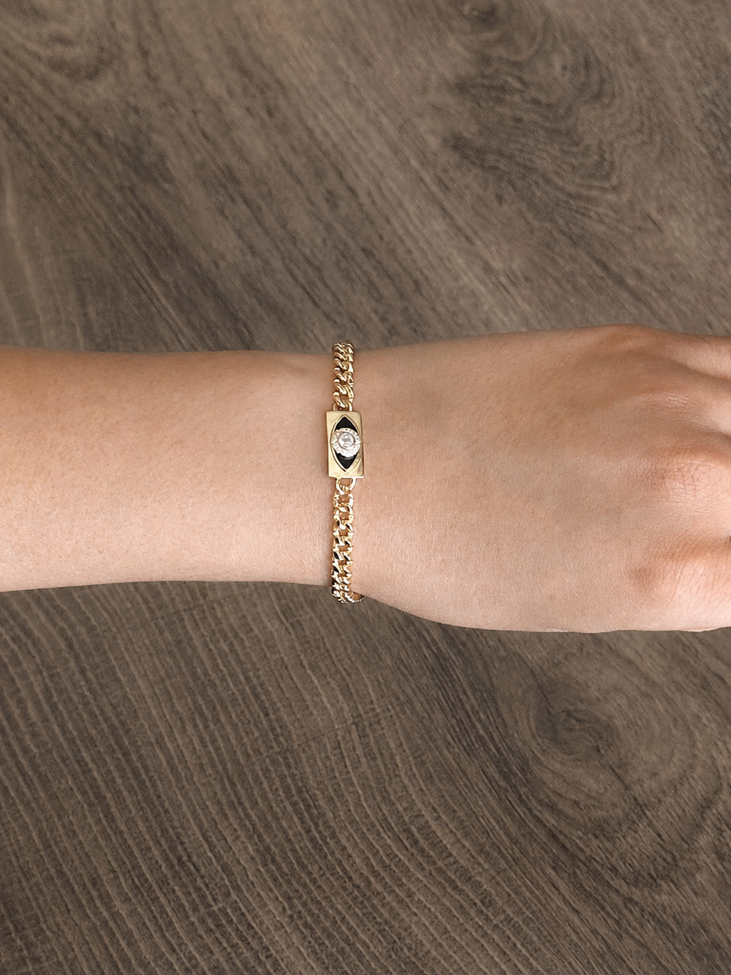 Lucky Eye Cuban Link Bracelet