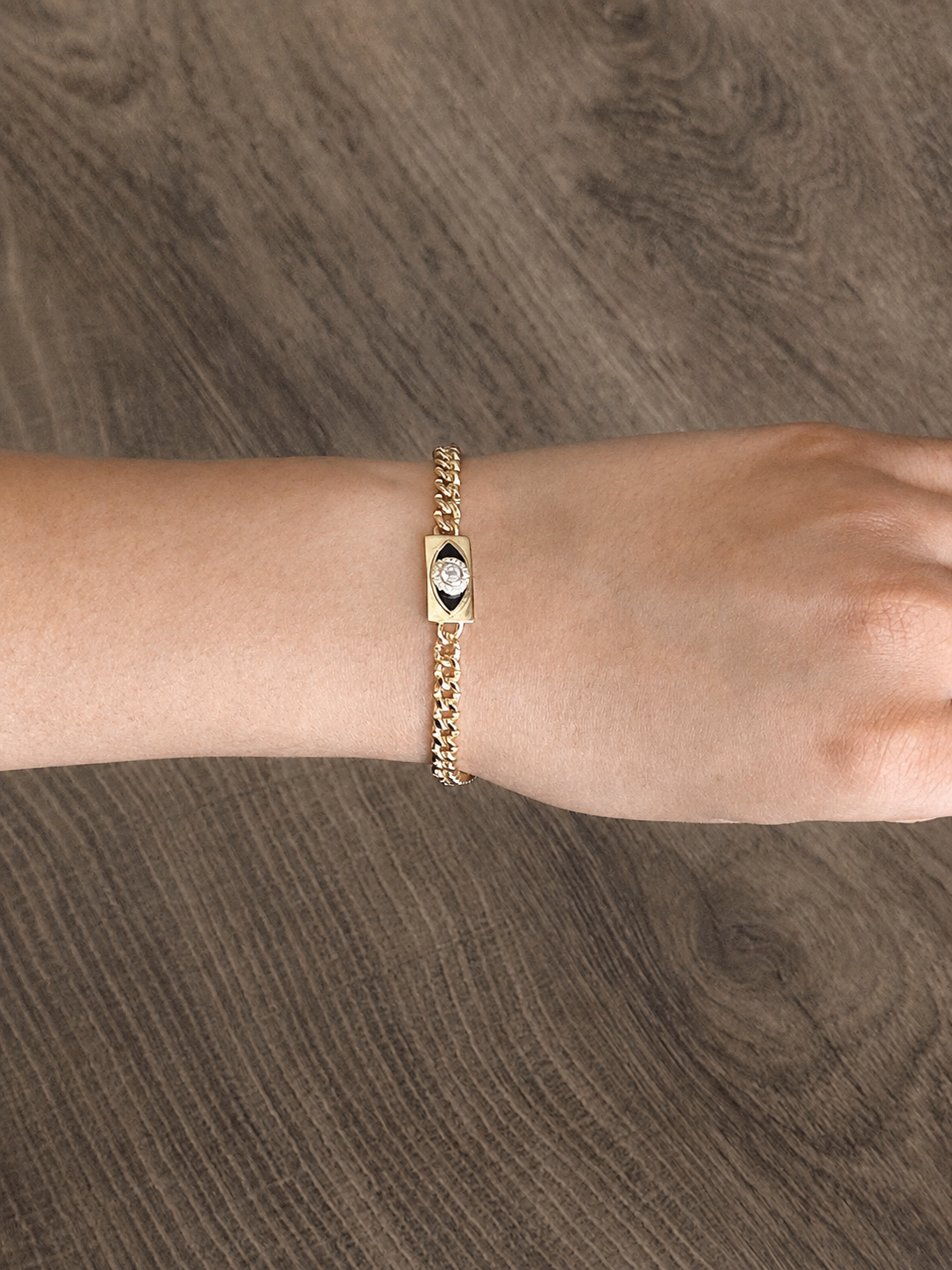 Lucky Eye Cuban Link Bracelet