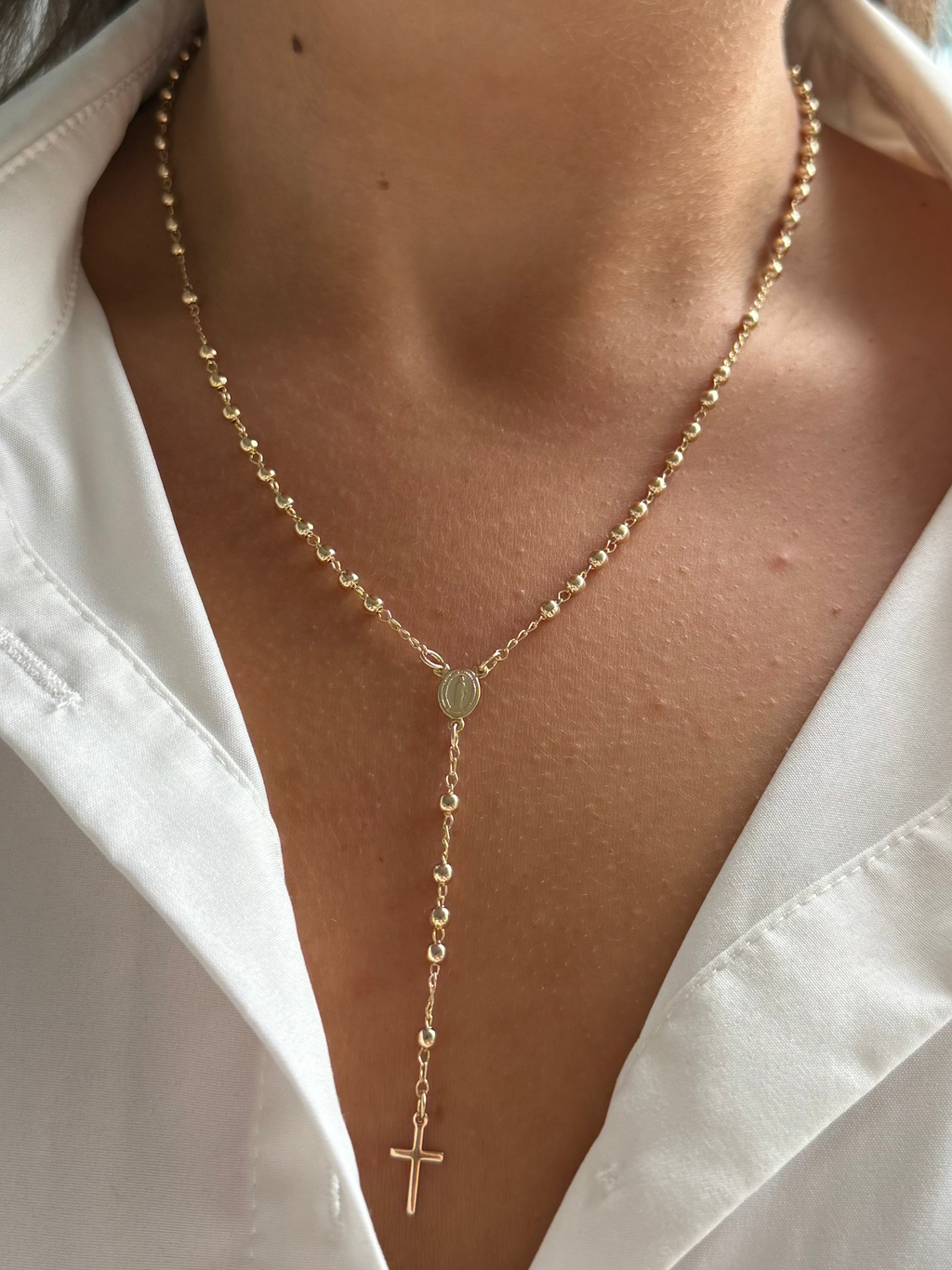 Saint Milagros Rosary Necklace