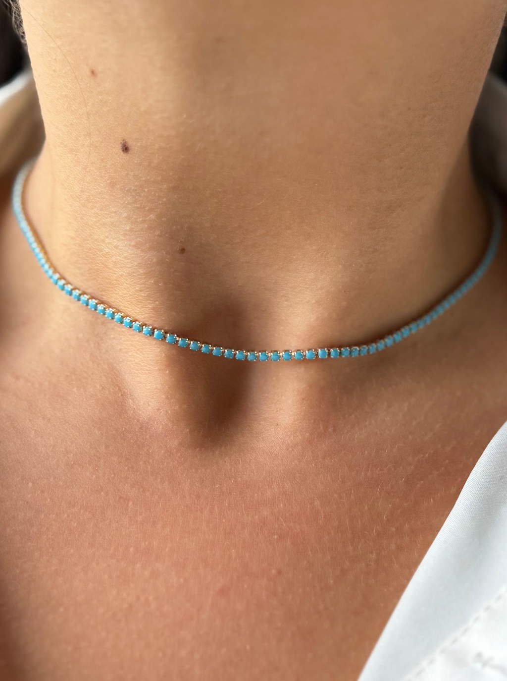 Turquoise Classic Tennis Necklace