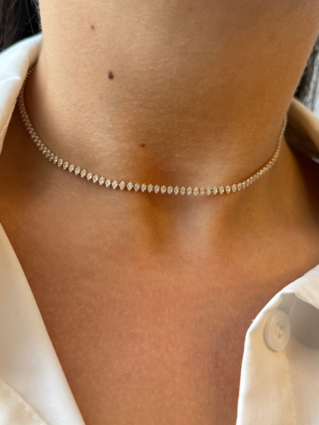 Marquise Choker Necklace