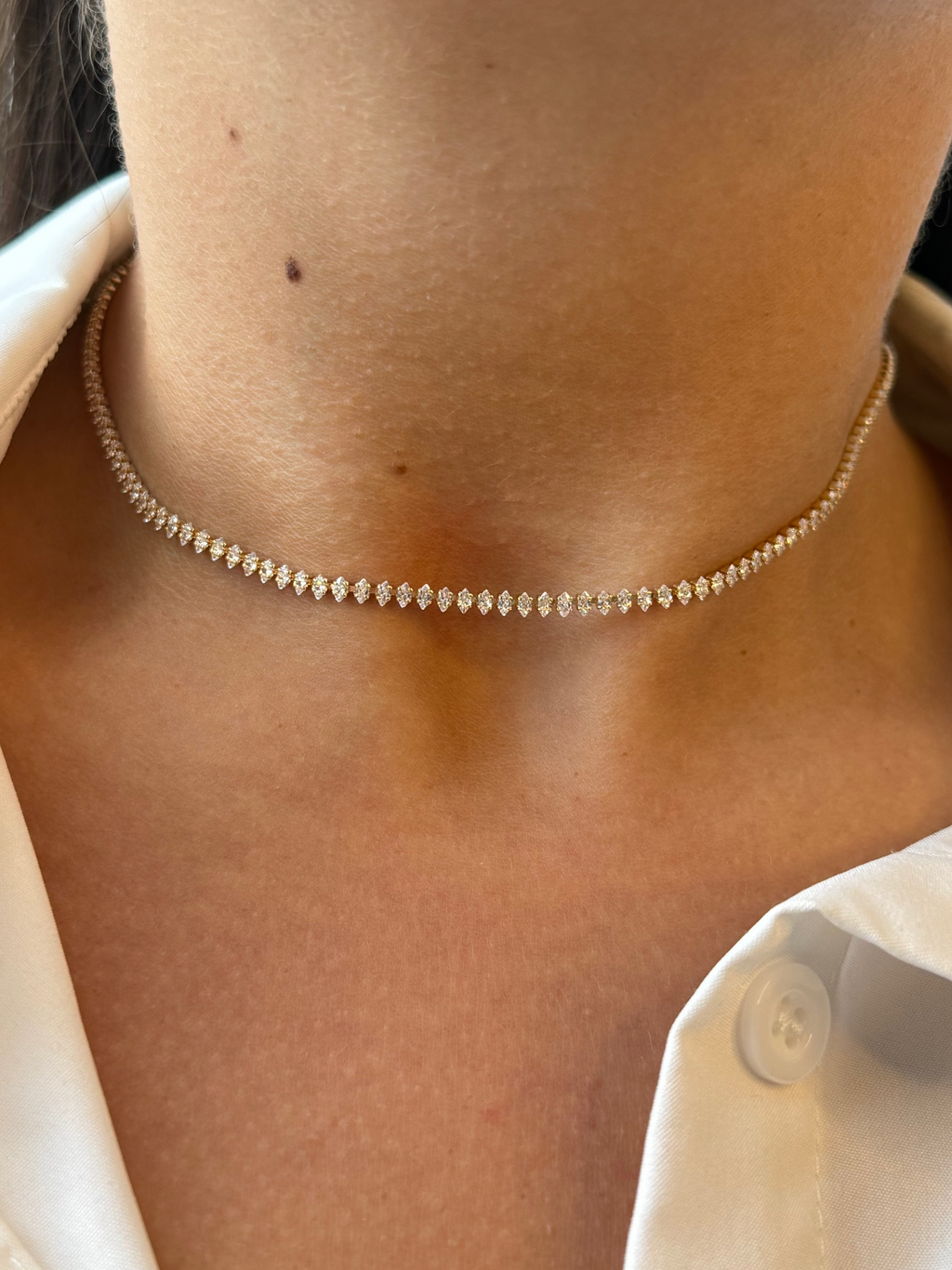 Marquise Choker Necklace