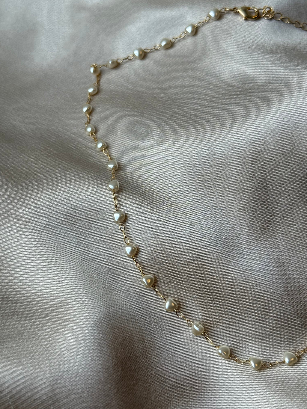 Heart Pearl Necklace