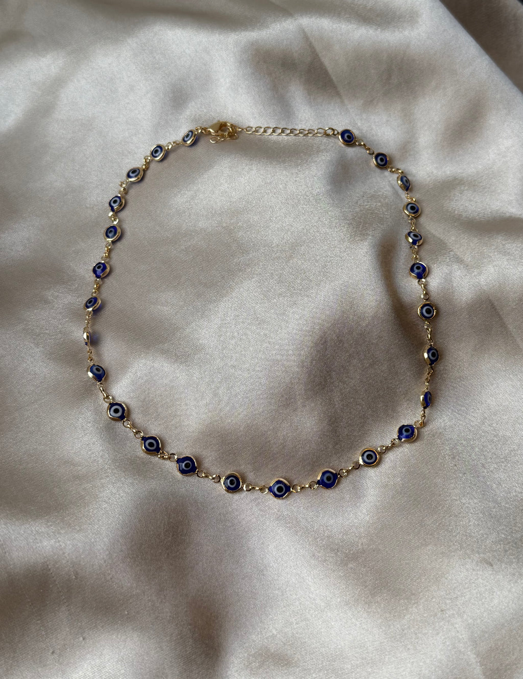 Navy Lucky Eye Necklace