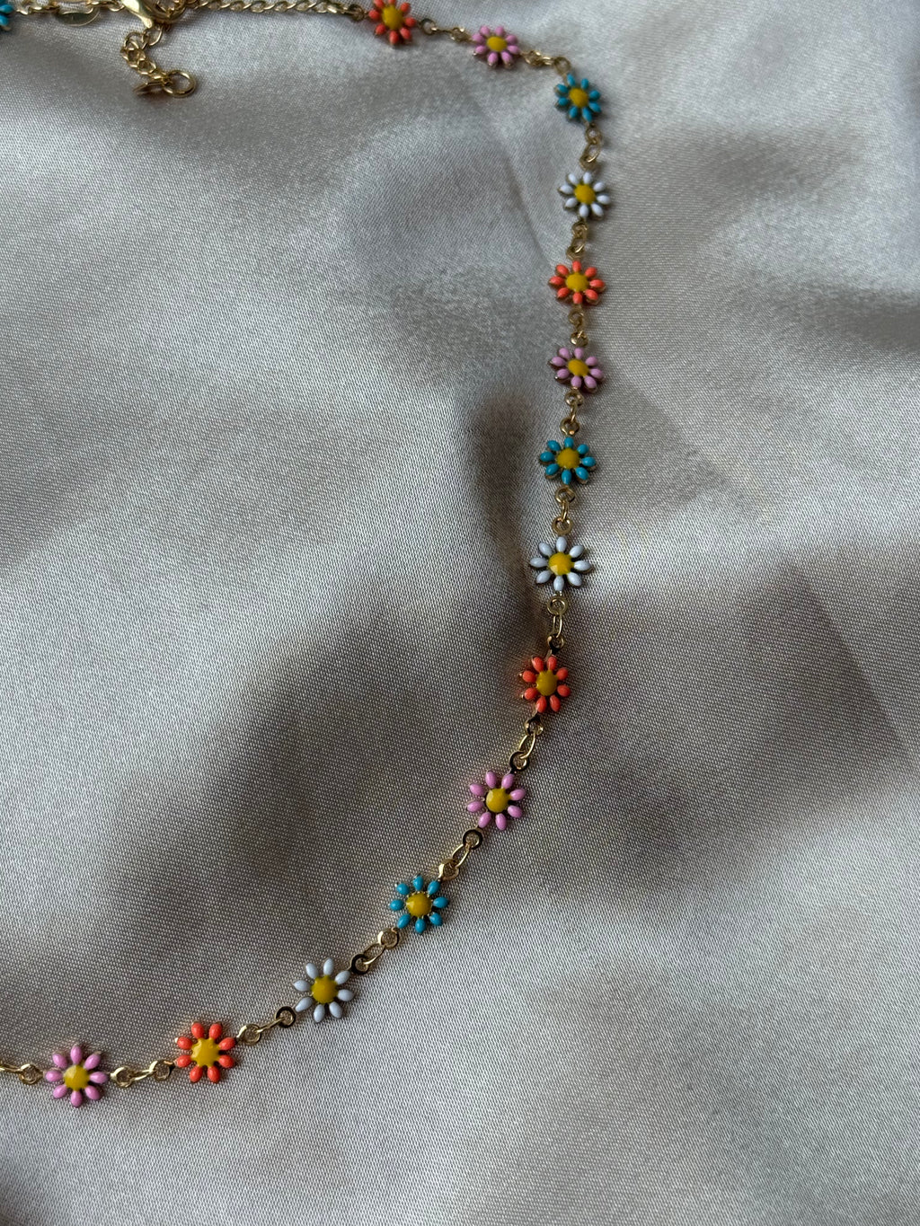 Neon Flower Necklace