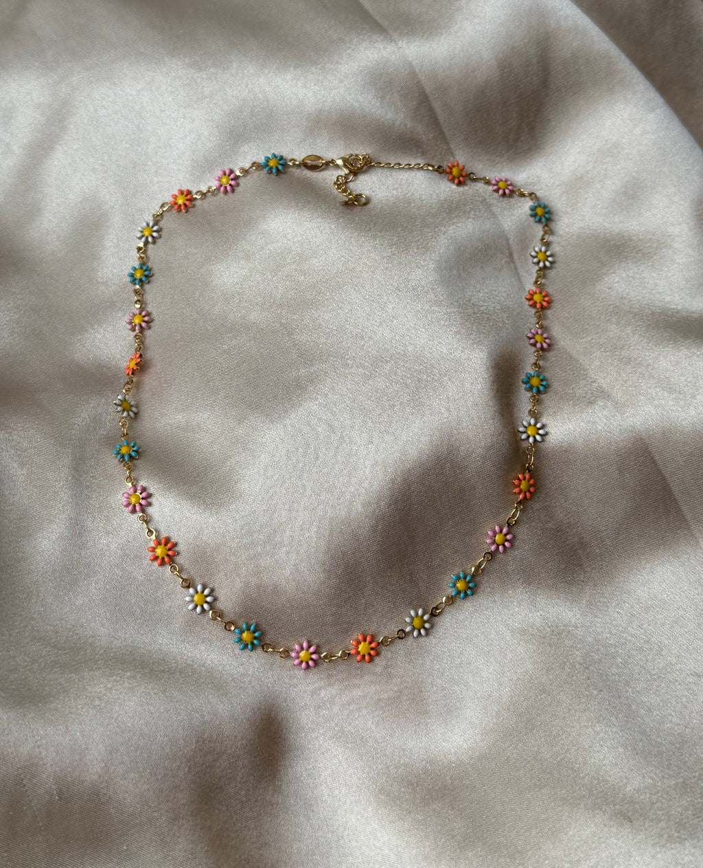 Neon Flower Necklace