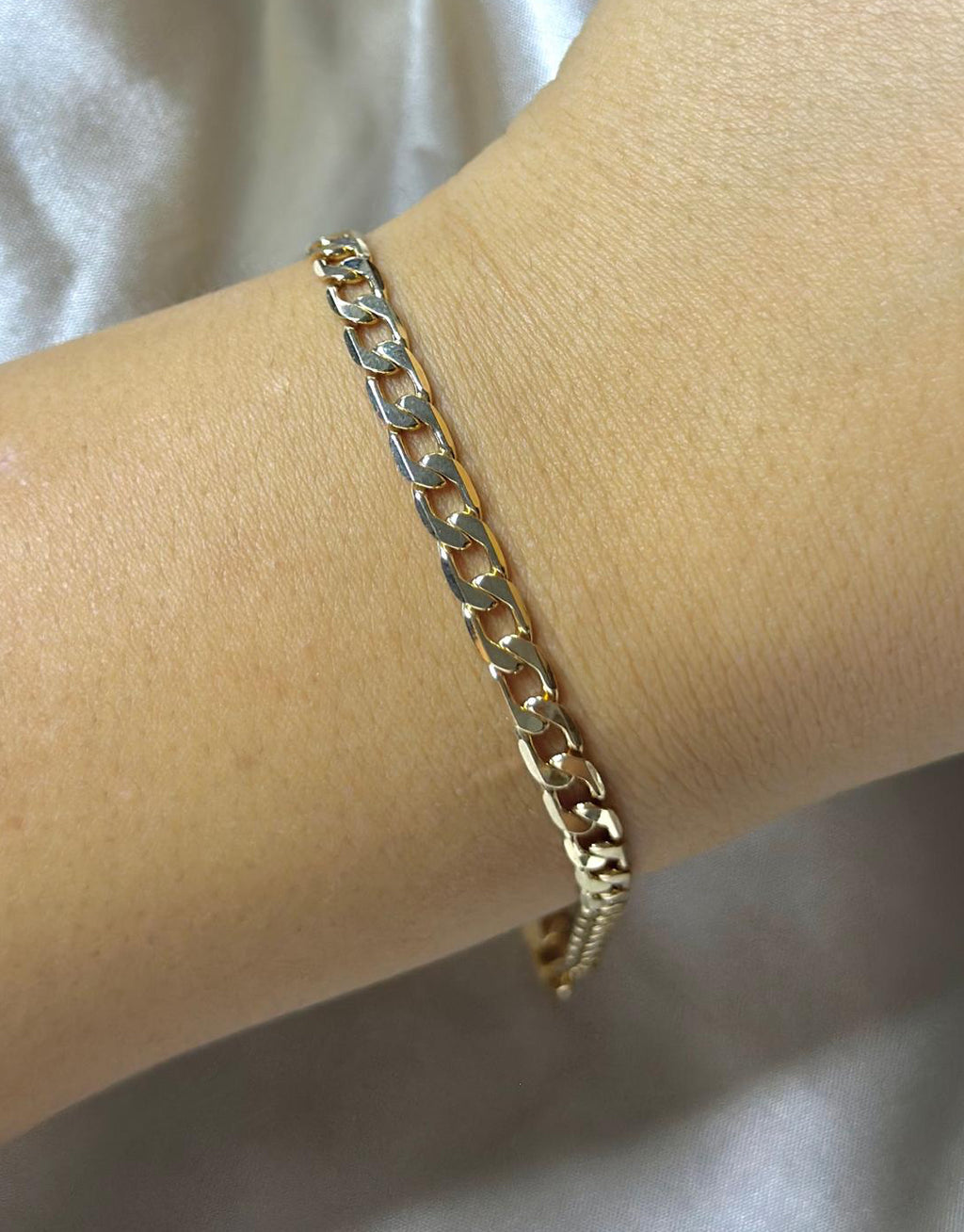 Flat Cuban Link Bracelet