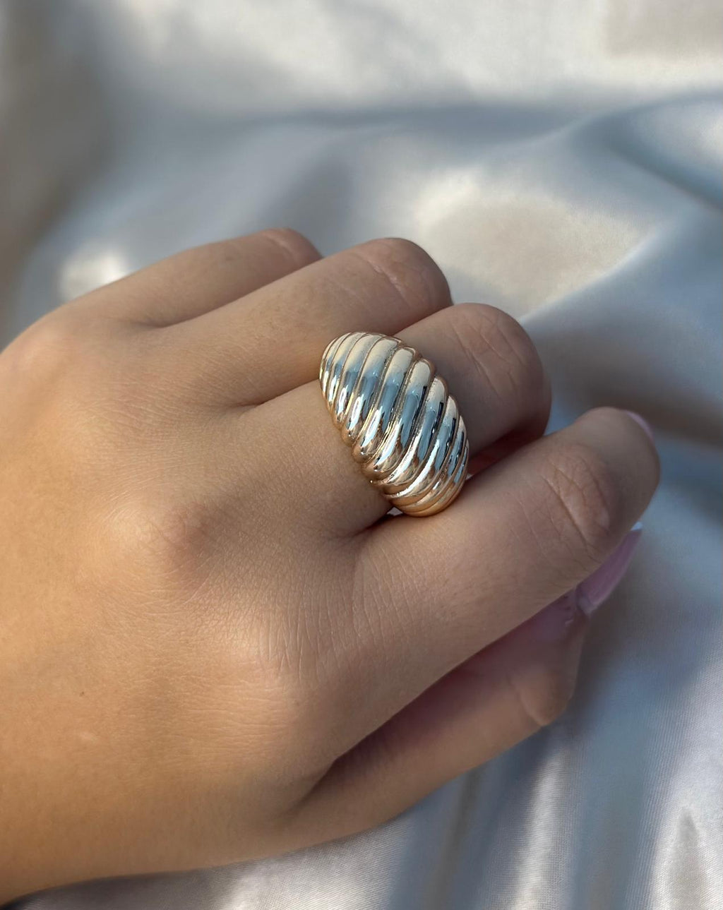 Chunky Croissant Ring