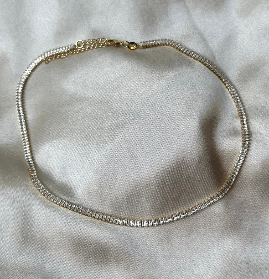 Baguette Choker Necklace