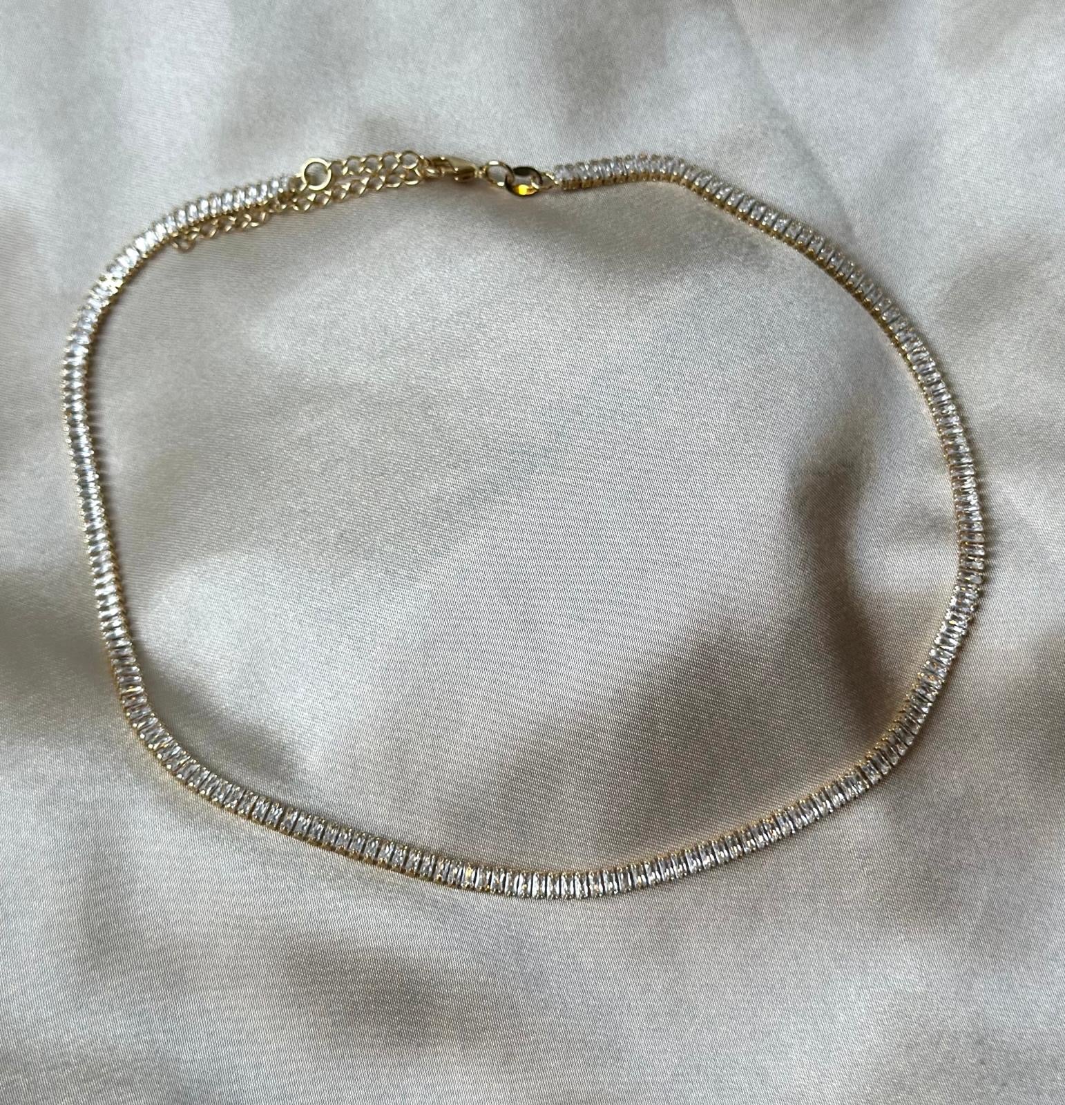Baguette Choker Necklace