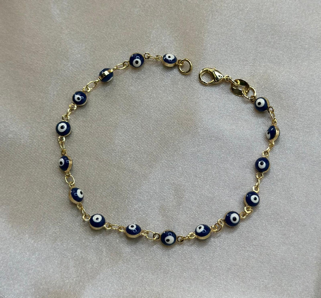 Navy Blue Lucky Eye Bracelet
