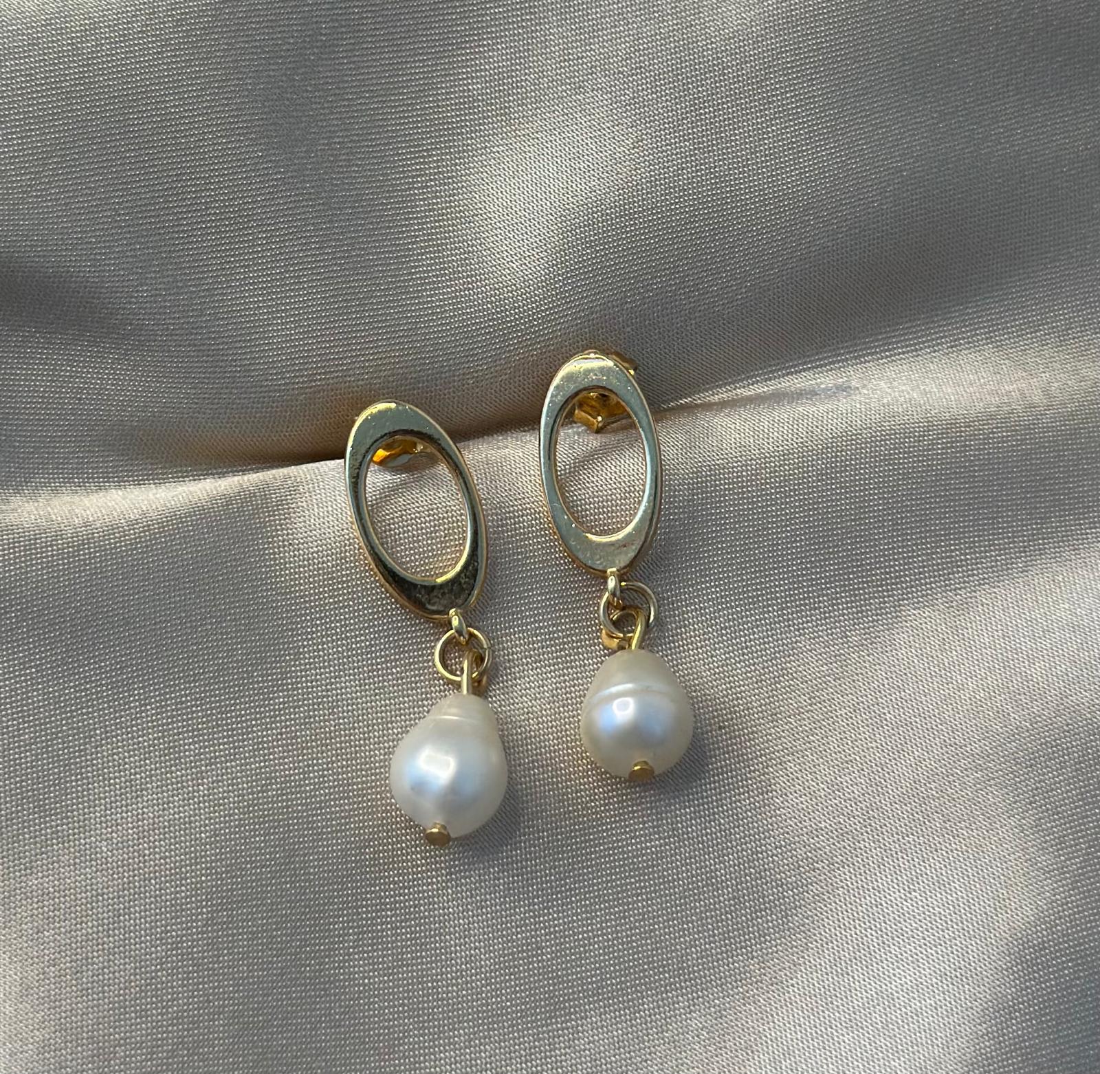 Egyptian Pearl Earrings