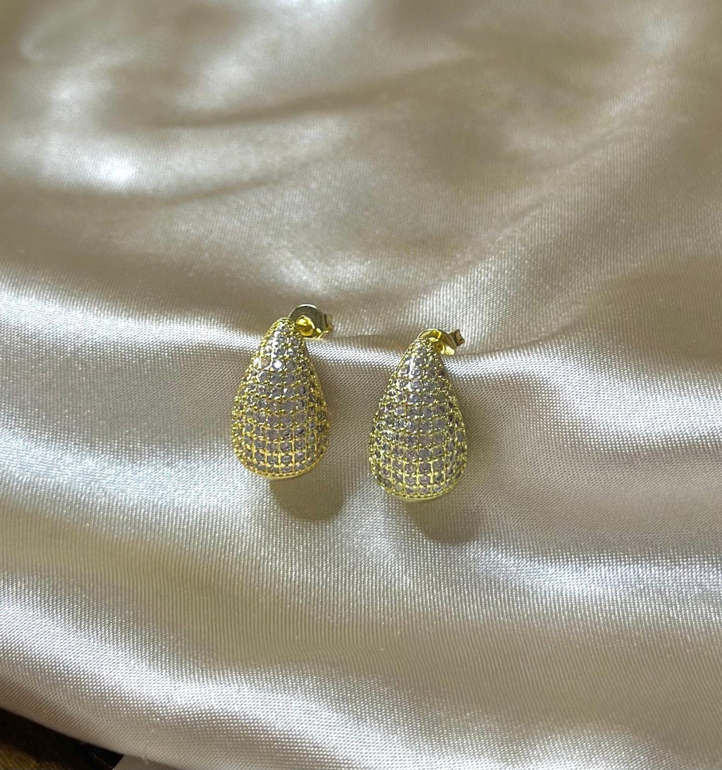 Frosted Drop Earrings