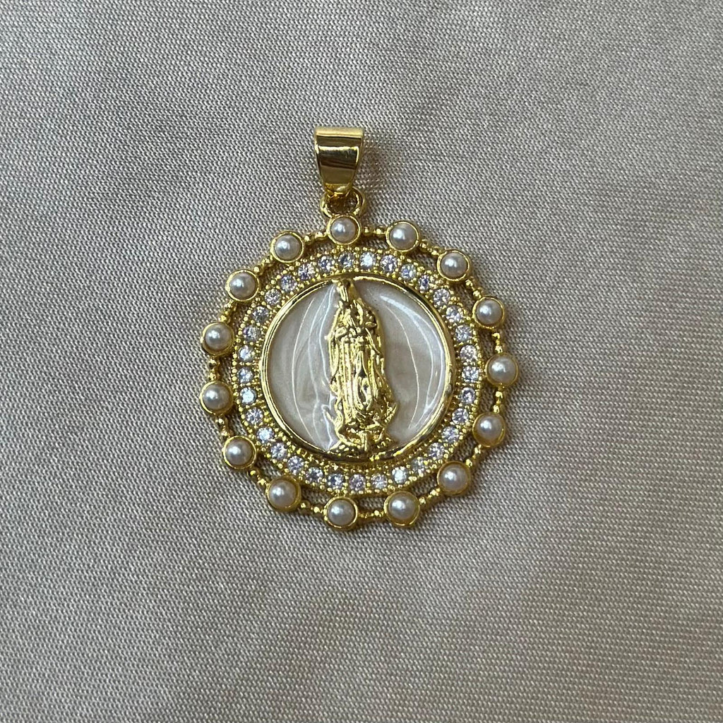 Mother Pearl Virgin Charm