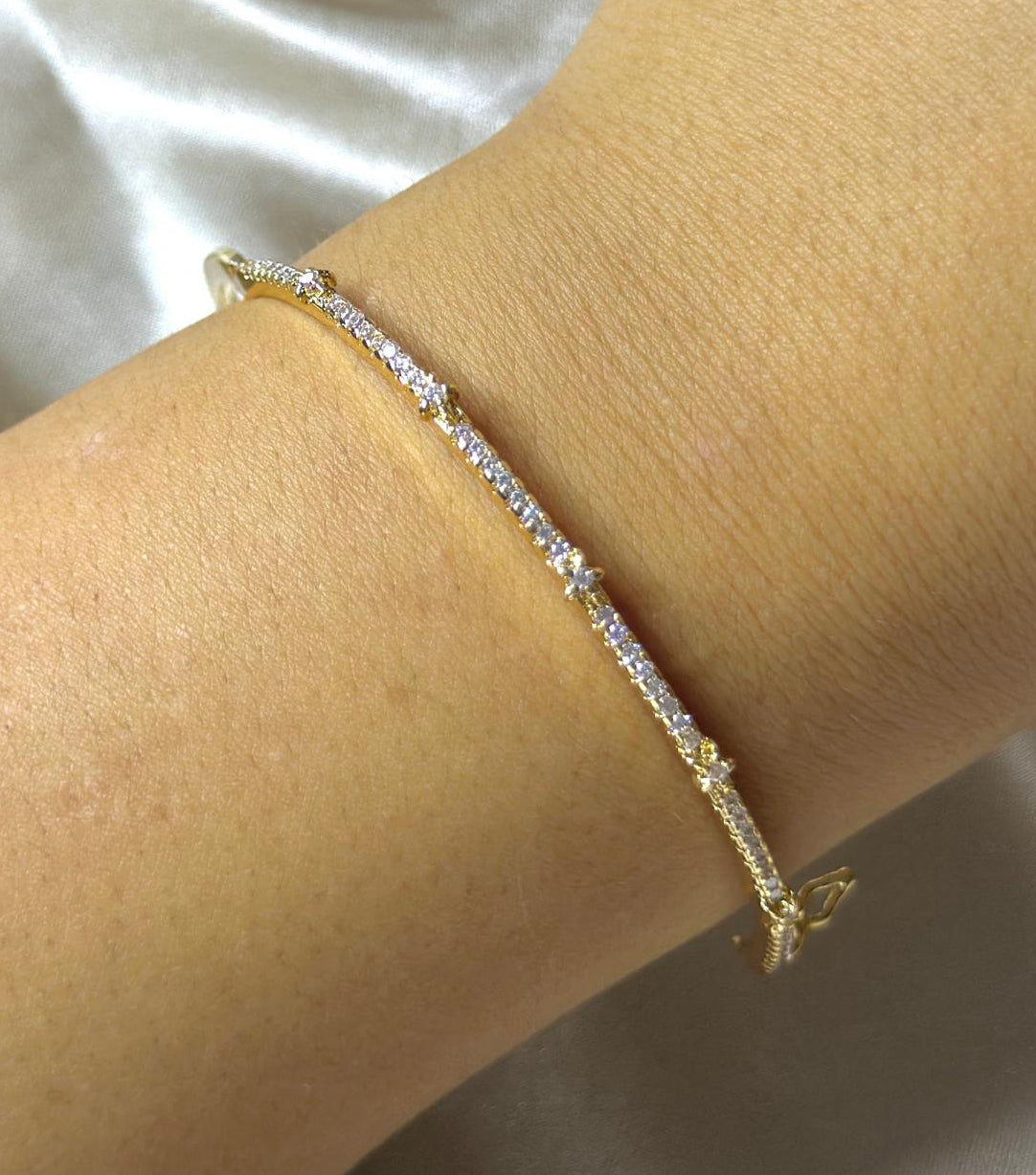 Agatha Pave Bangle