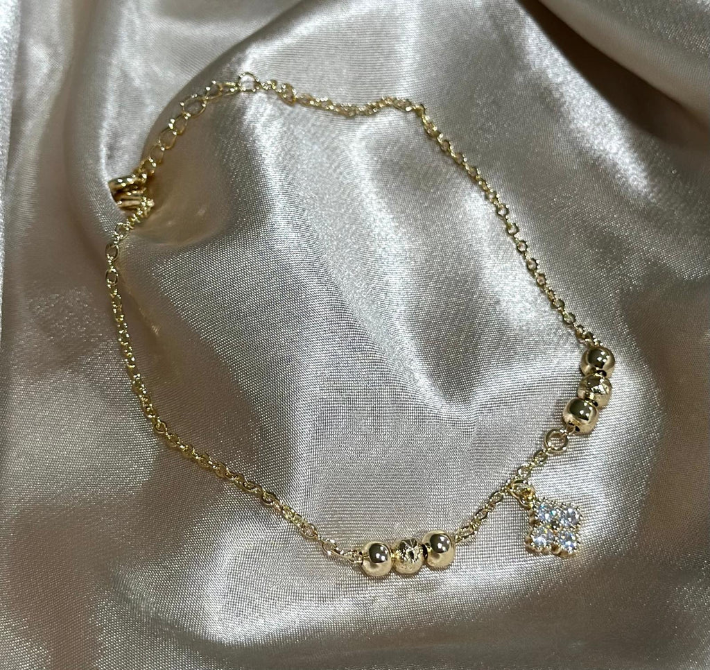 Lucky Clover Anklet