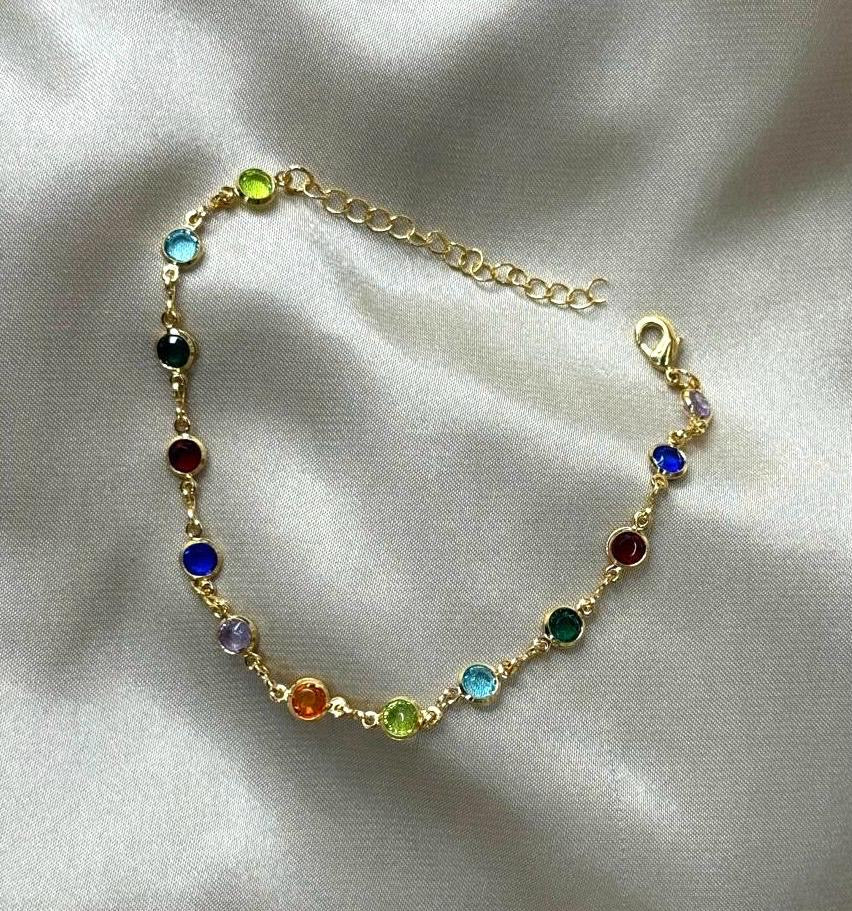 Rainbow Link Bracelet