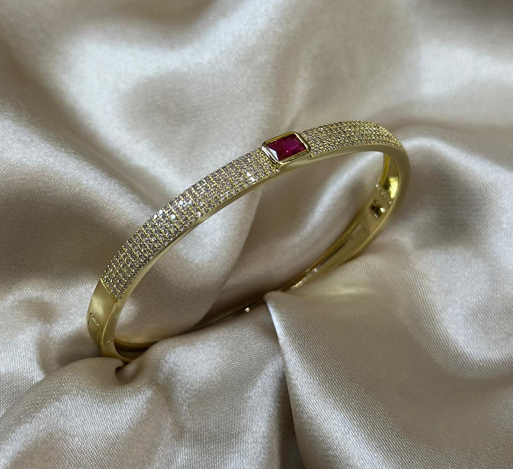 Magenta Bling Bangle
