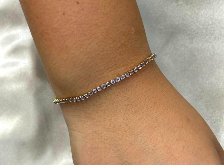 Lilac Tennis Bracelet