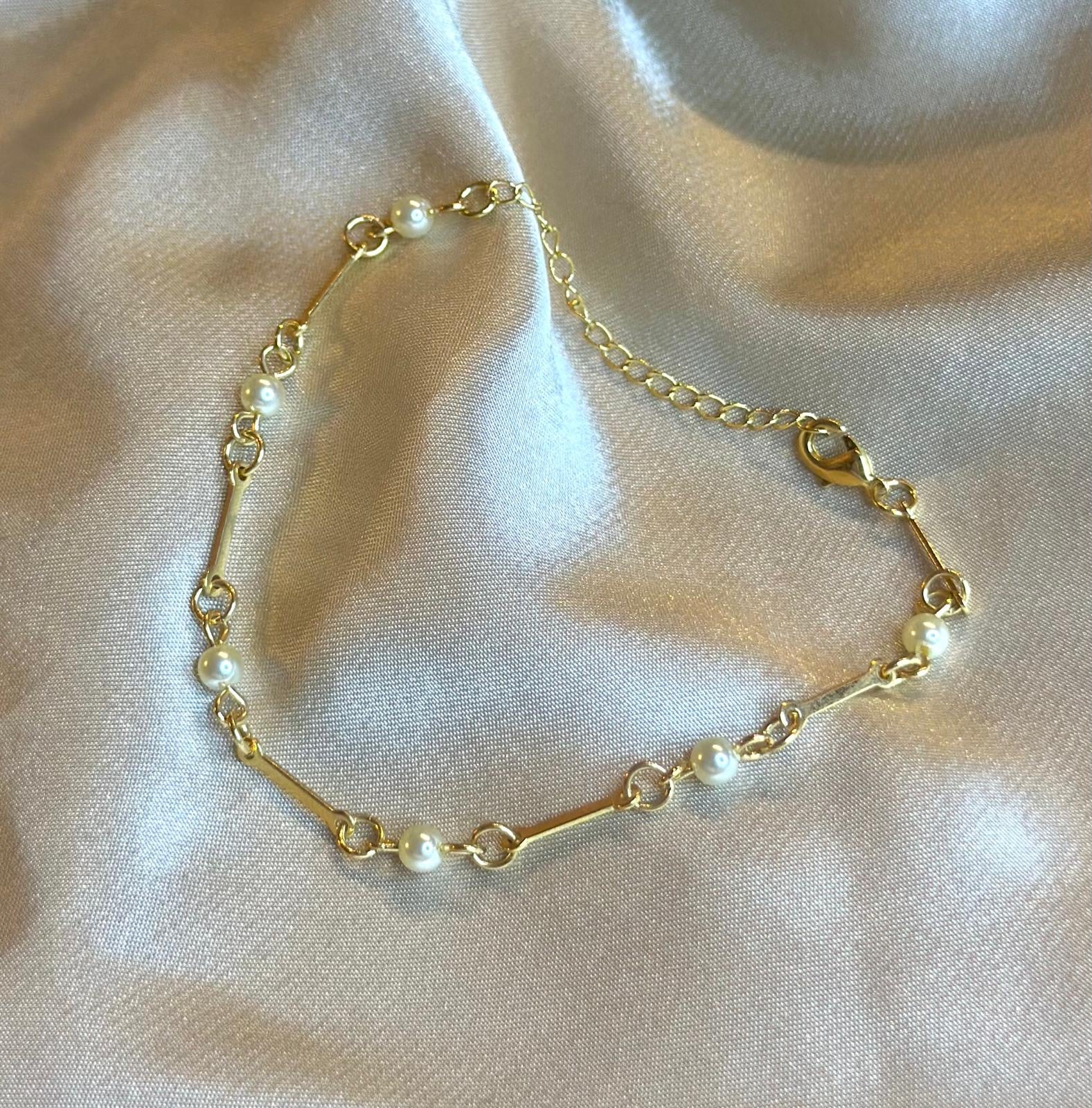 Bamboo Pearl Bracelet