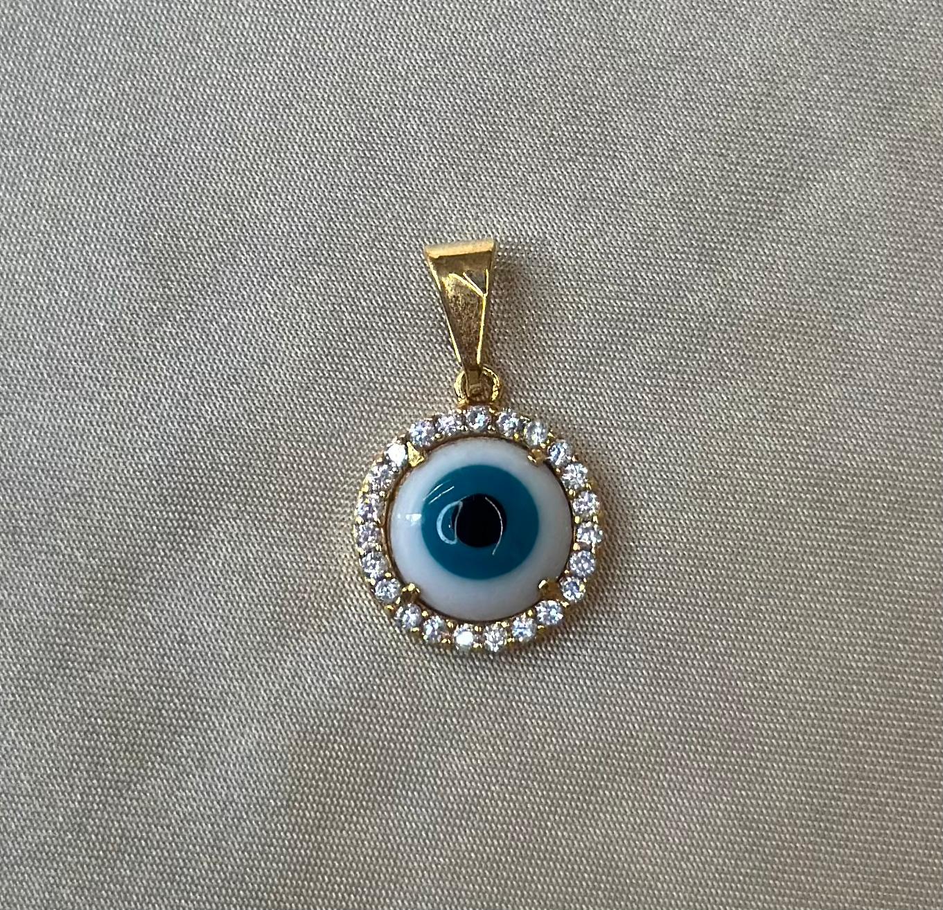 Lucky Eye Medallion Charm