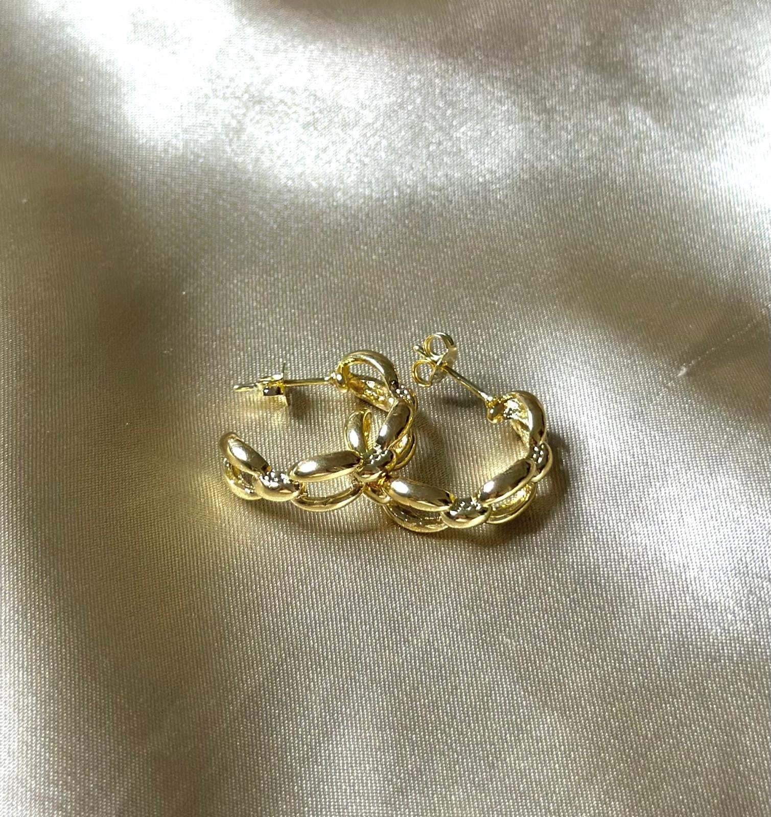 Link Chain Hoop Earrings