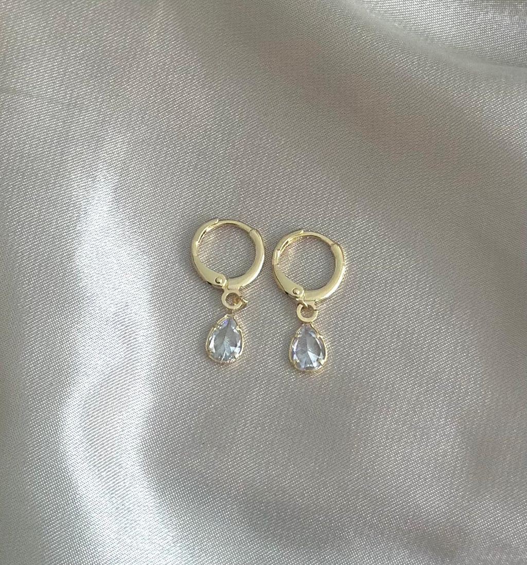 Elaine Huggie Earrings