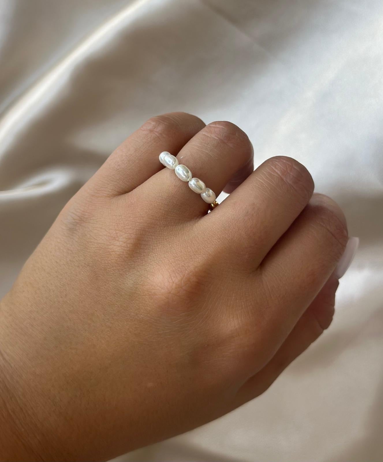 Soleil Pearl Ring