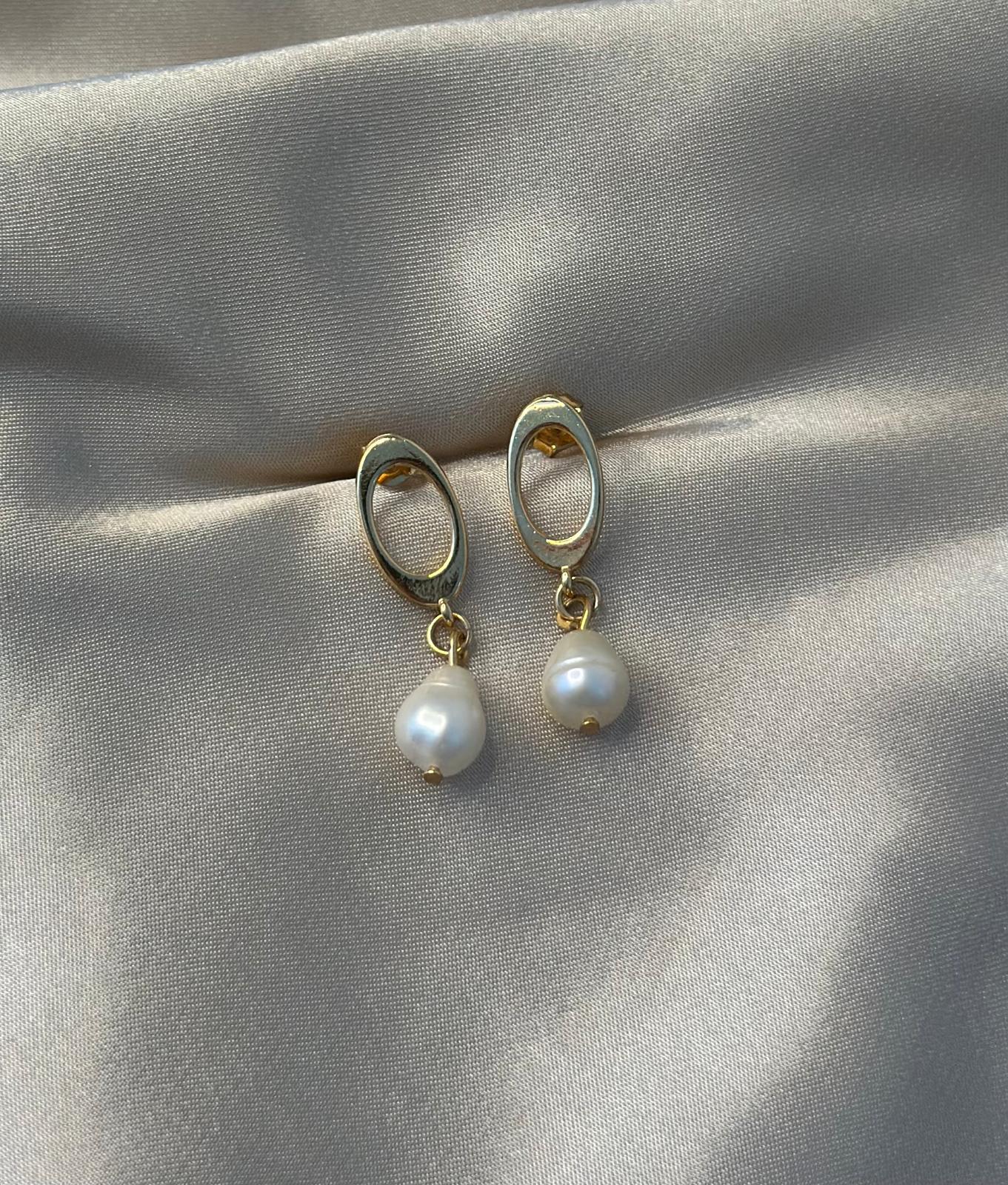 Egyptian Pearl Earrings